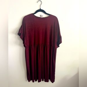 ASOS maroon dress US size 12.